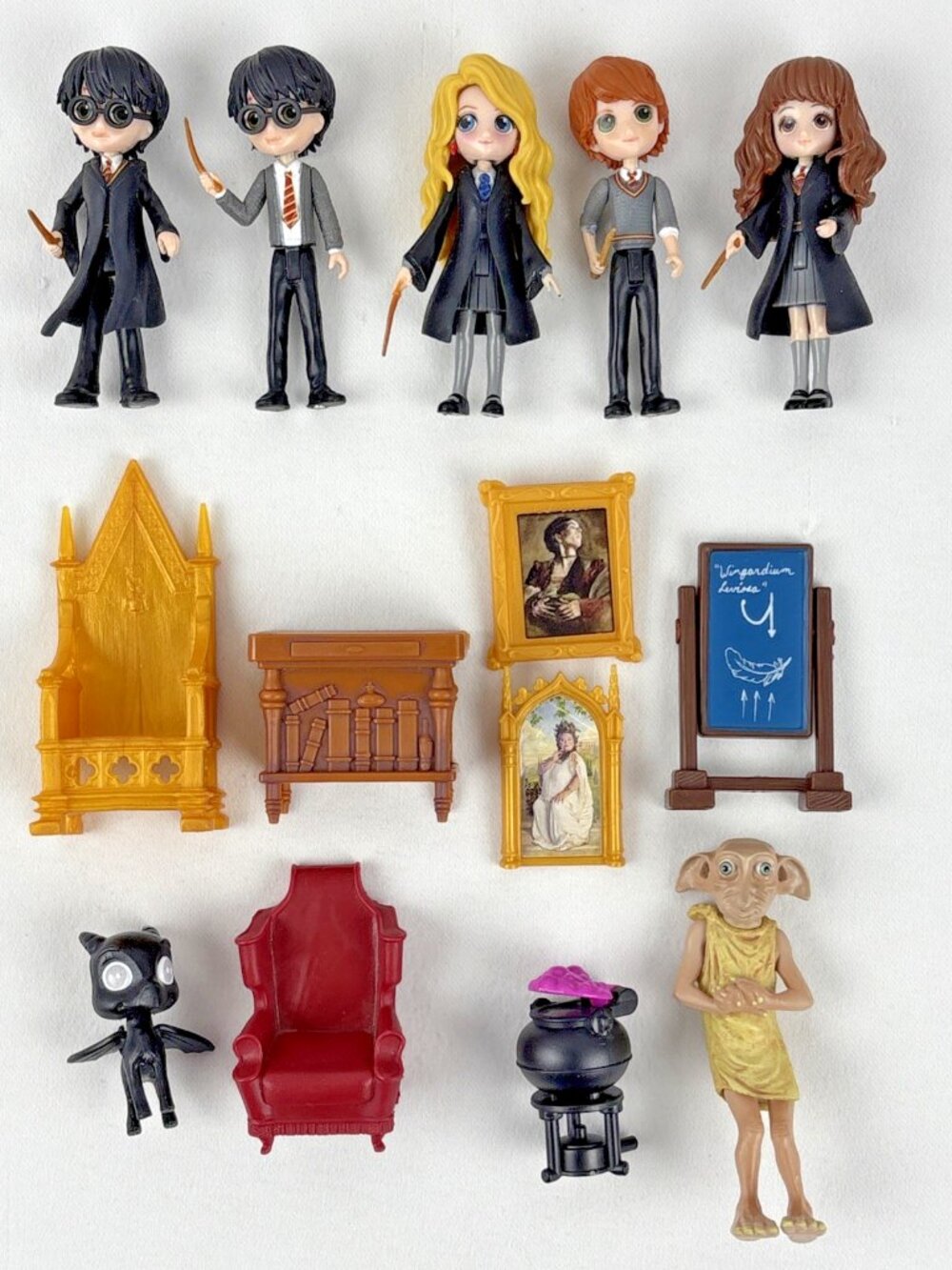 Harry Potter Wizarding World Magical Minis Lot Figures Spin Master and Dobby Fig